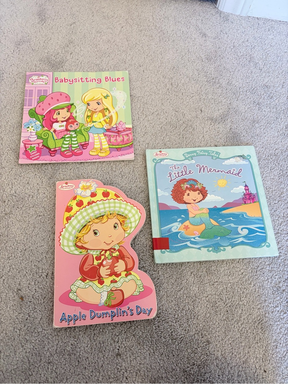 Strawberry Shortcake Vintage Book Set of 3